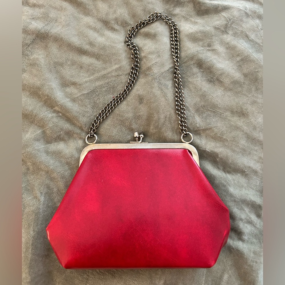 Elegant Small Red Women's Handbag